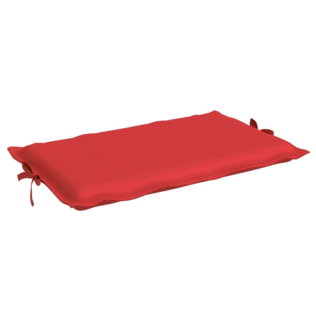 Coussin de chaise longue rouge 186x58x3 cm tissu oxford