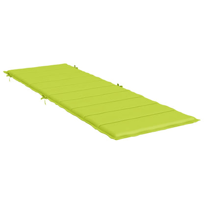 Coussin de chaise longue vert vif 186x58x3 cm tissu oxford