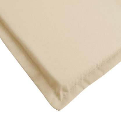 Coussin de chaise longue beige 200x60x3 cm tissu oxford