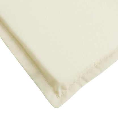 Coussin de chaise longue crème 200x70x3 cm tissu oxford