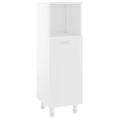 Ensemble de meubles de salle de bain 4pcs Blanc Bois ingénierie