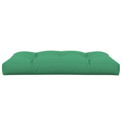 Coussin de palette vert 120x80x12 cm tissu