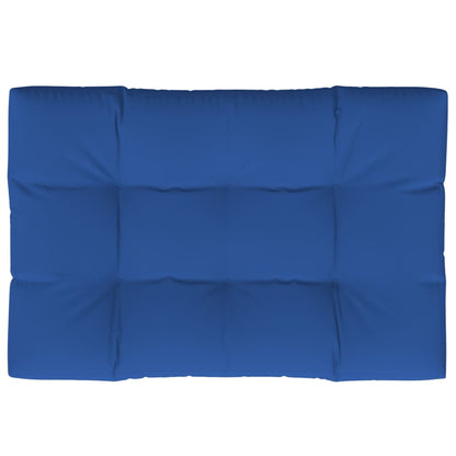 Coussin de palette bleu royal 120x80x12 cm tissu