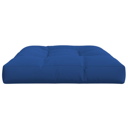 Coussin de palette bleu royal 120x80x12 cm tissu