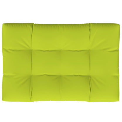 Coussin de palette vert vif 120x80x12 cm tissu