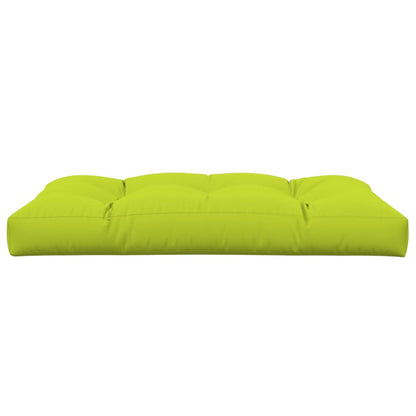 Coussin de palette vert vif 120x80x12 cm tissu