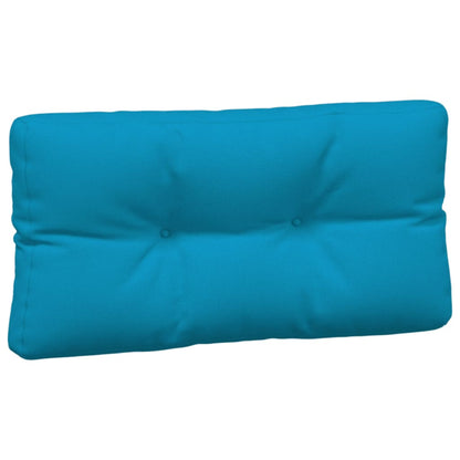 Coussins de palette lot de 3 bleu tissu