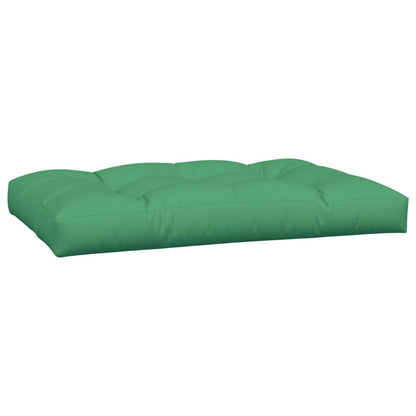 Coussins de palette lot de 3 vert tissu