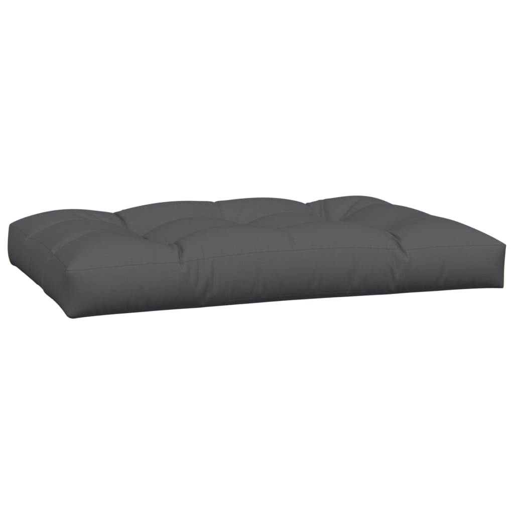 Coussins de palette lot de 5 anthracite tissu