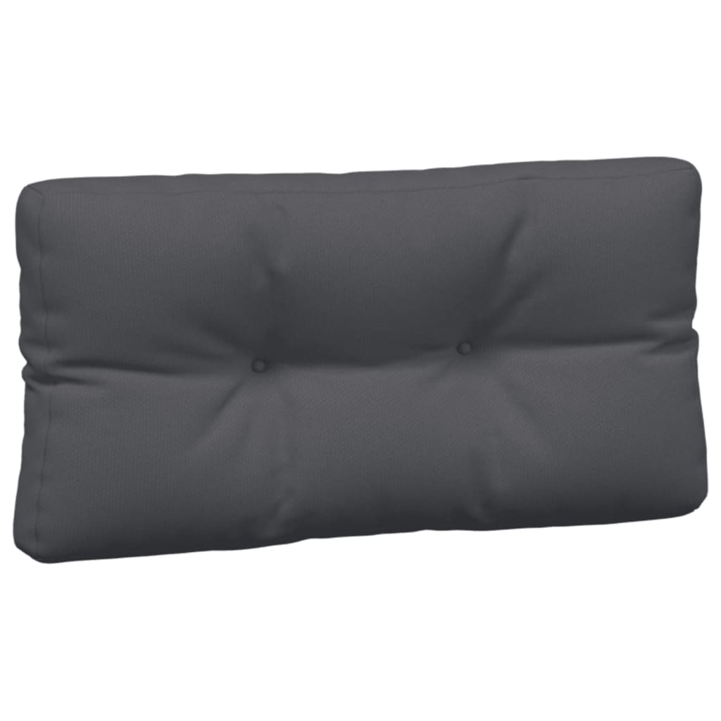 Coussins de palette lot de 5 anthracite tissu