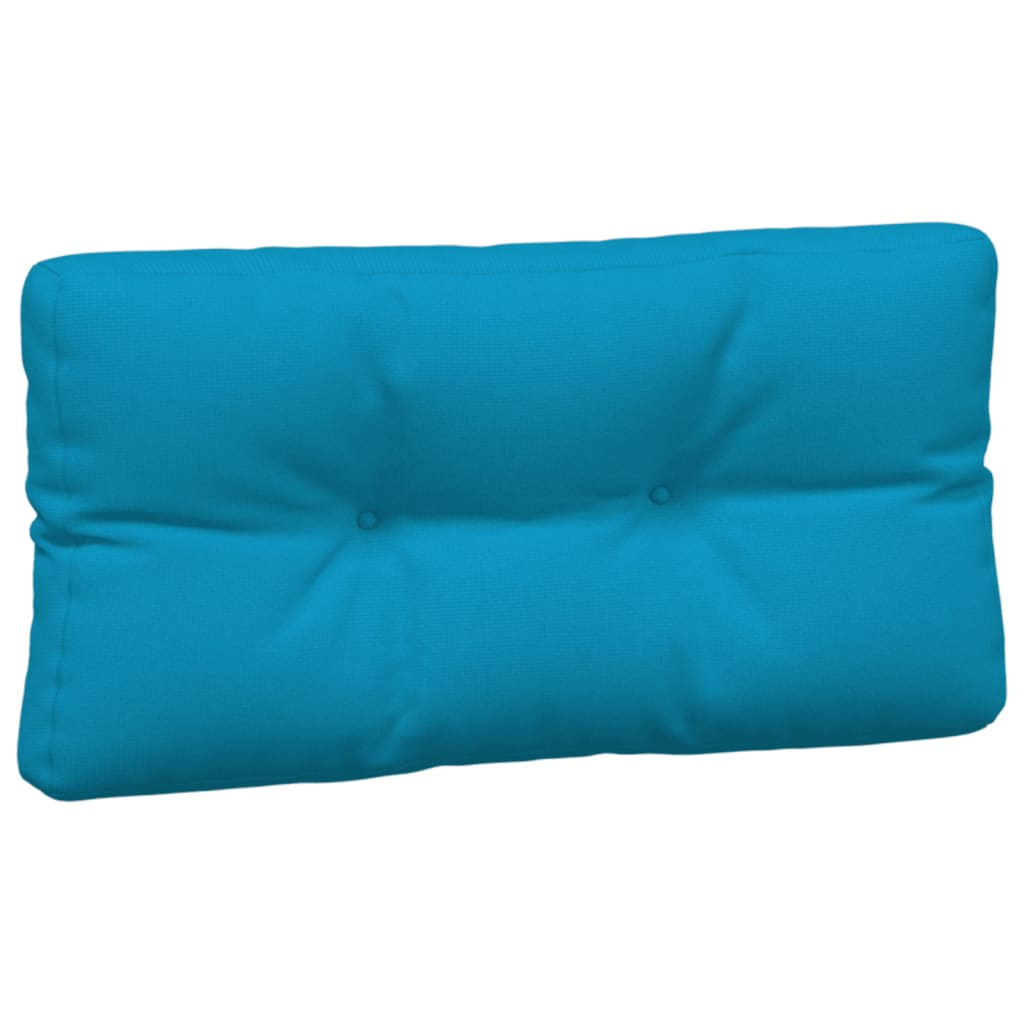 Coussins de palette lot de 5 bleu tissu