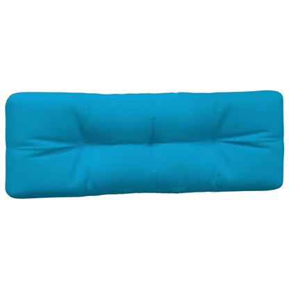 Coussins de palette lot de 5 bleu tissu