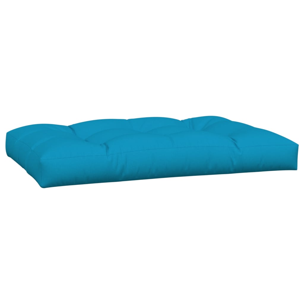 Coussins de palette lot de 5 bleu tissu