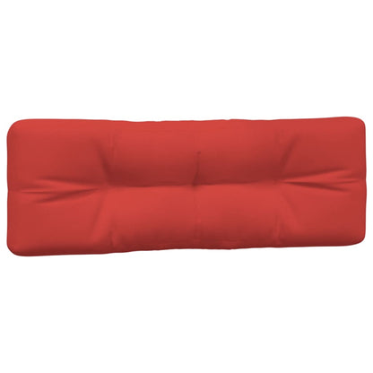 Coussins de palette lot de 5 rouge tissu