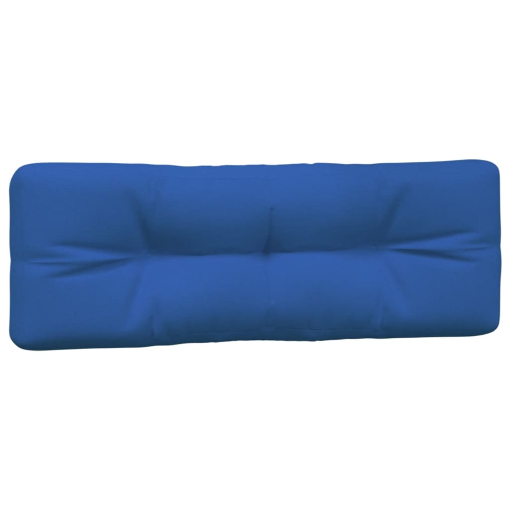 Coussins de palette lot de 5 bleu royal tissu