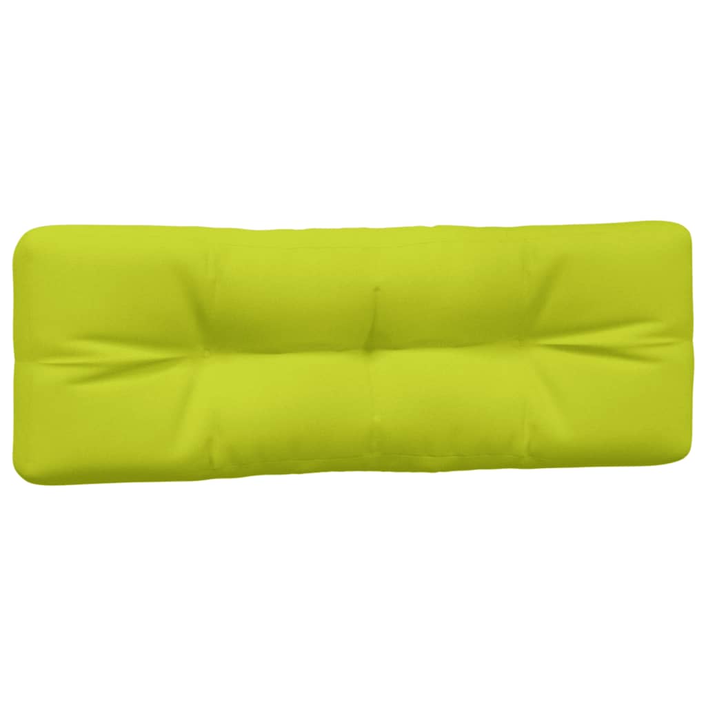 Coussins de palette lot de 5 vert vif tissu