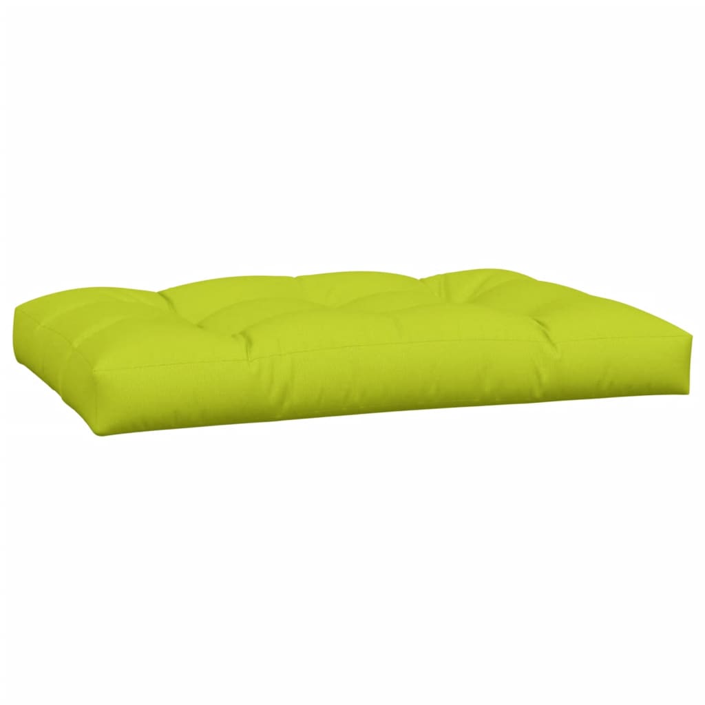 Coussins de palette lot de 5 vert vif tissu