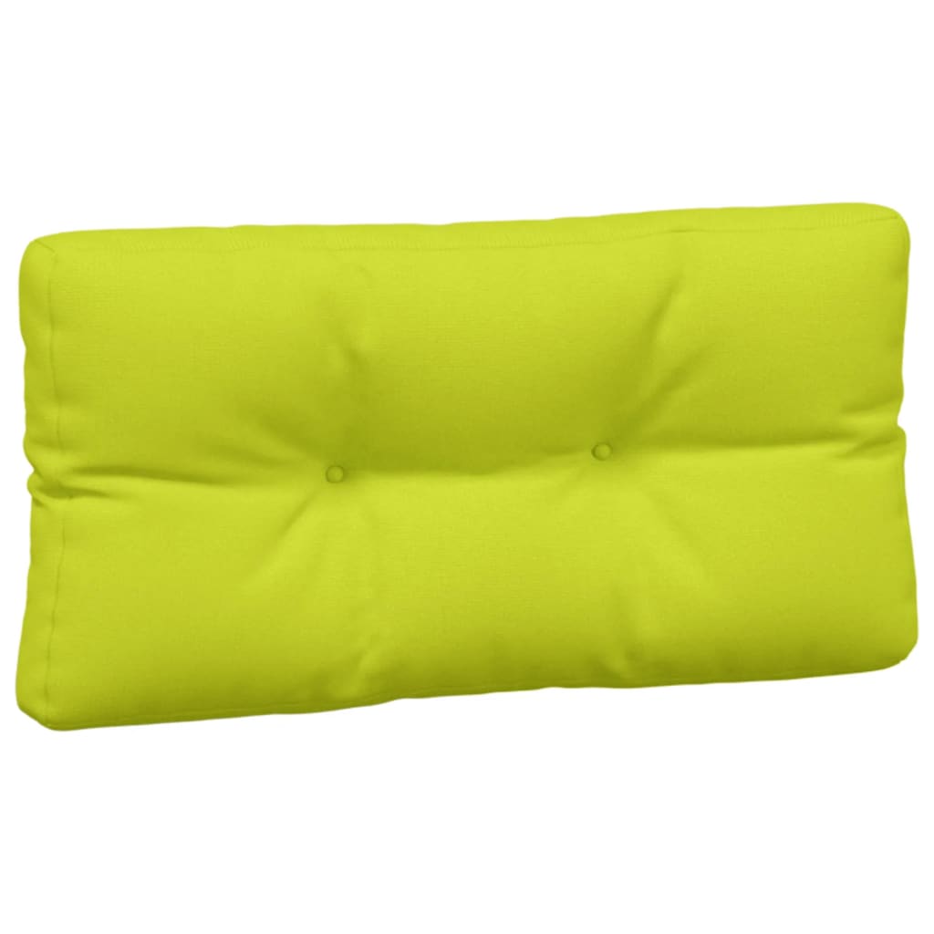 Coussins de palette lot de 5 vert vif tissu