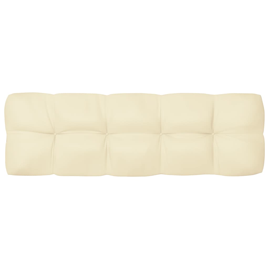 Coussins de canapé palette lot de 7 Crème