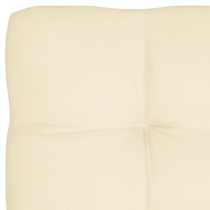 Coussins de canapé palette lot de 7 Crème