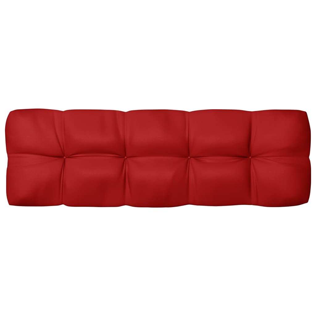 Coussins de canapé palette lot de 7 Rouge