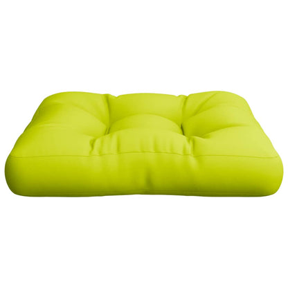 Coussin de palette vert vif 58x58x10 cm tissu