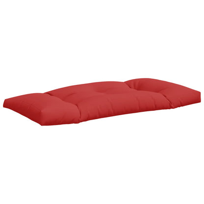 Coussins de palette lot de 3 rouge tissu