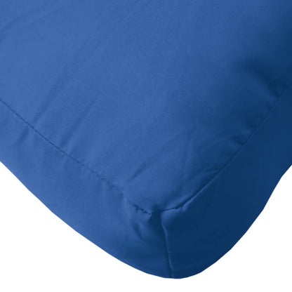 Coussins de palette lot de 3 bleu royal tissu