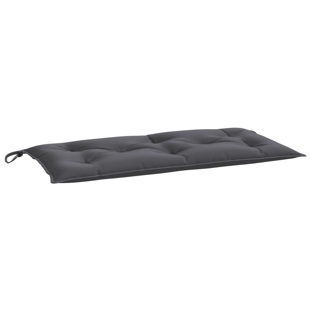 Coussin de banc de jardin anthracite 100x50x7 cm tissu oxford