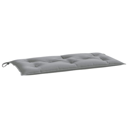 Coussin de banc de jardin gris 100x50x7 cm tissu oxford