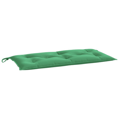 Coussin de banc de jardin vert 100x50x7 cm tissu oxford