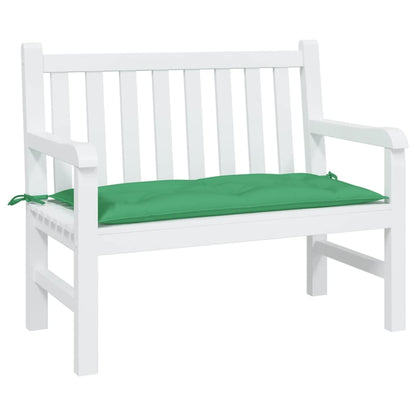 Coussin de banc de jardin vert 100x50x7 cm tissu oxford