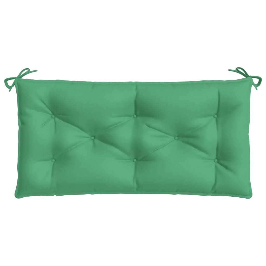 Coussin de banc de jardin vert 100x50x7 cm tissu oxford