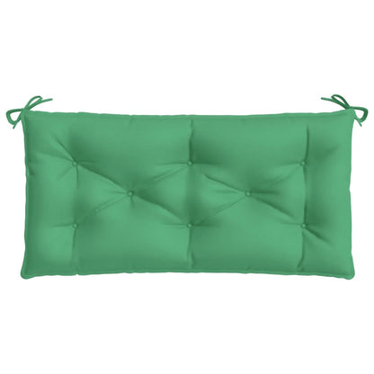 Coussin de banc de jardin vert 100x50x7 cm tissu oxford