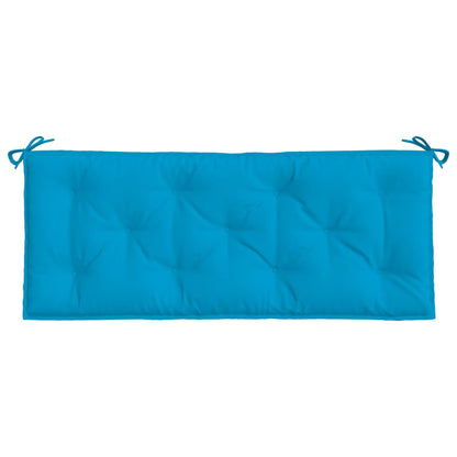 Coussin de banc de jardin bleu clair 120x50x7 cm tissu oxford