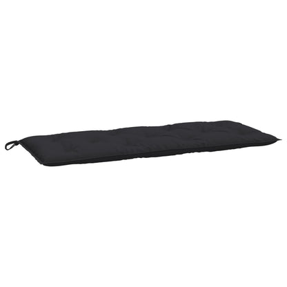 Coussin de banc de jardin noir 120x50x7 cm tissu oxford