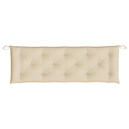 Coussin de banc de jardin beige 150x50x7 cm tissu oxford