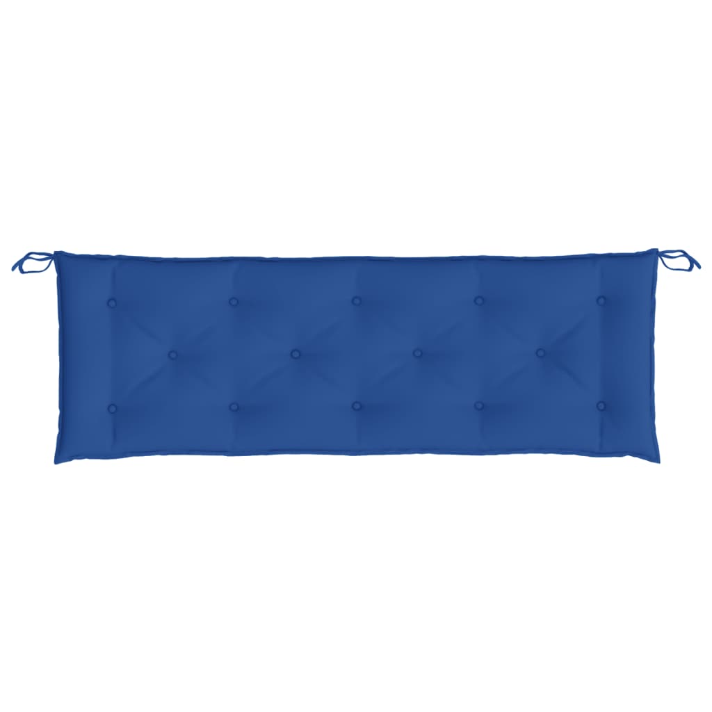 Coussin de banc de jardin bleu 150x50x7 cm tissu oxford