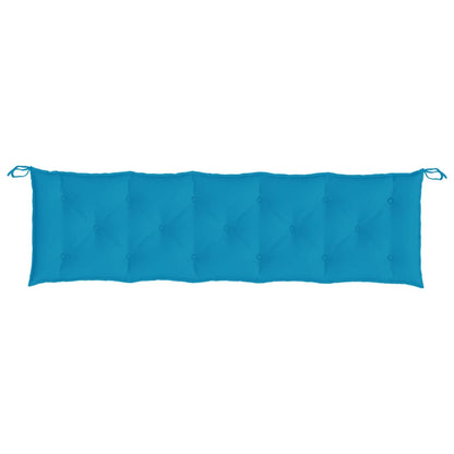 Coussin de banc de jardin bleu clair 180x50x7 cm tissu oxford