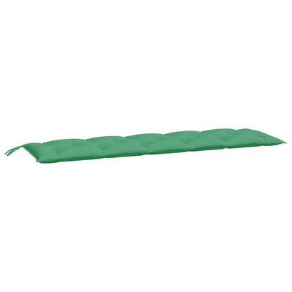 Coussin de banc de jardin vert 180x50x7 cm tissu oxford