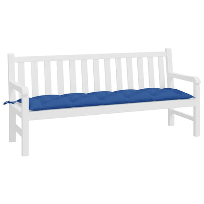 Coussin de banc de jardin bleu 180x50x7 cm tissu oxford