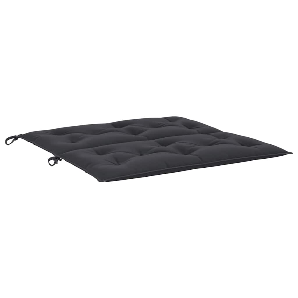 Coussin de banc de jardin noir 100x(50+50)x7 cm tissu oxford