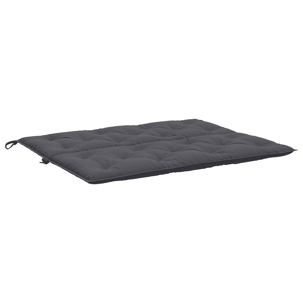 Coussin de banc de jardin anthracite tissu oxford