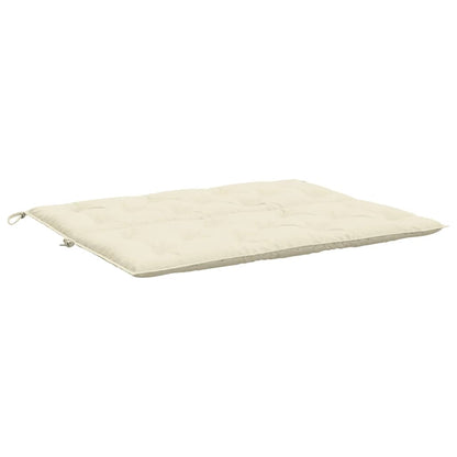 Coussin de banc de jardin blanc crème tissu oxford