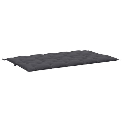 Coussin de banc de jardin anthracite tissu oxford