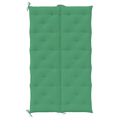 Coussin de banc de jardin vert 180x(50+50)x7 cm tissu oxford