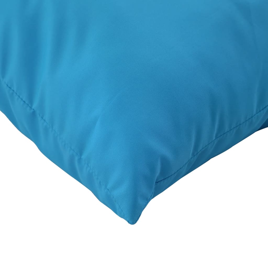 Coussins de palette lot de 2 bleu clair tissu oxford