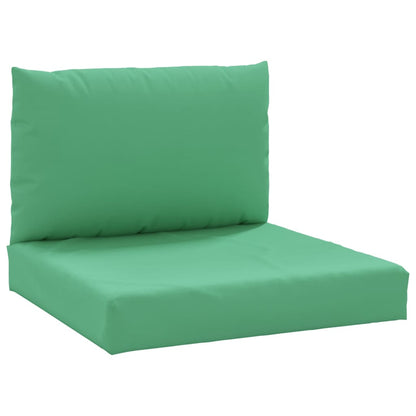 Coussins de palette lot de 2 vert tissu oxford