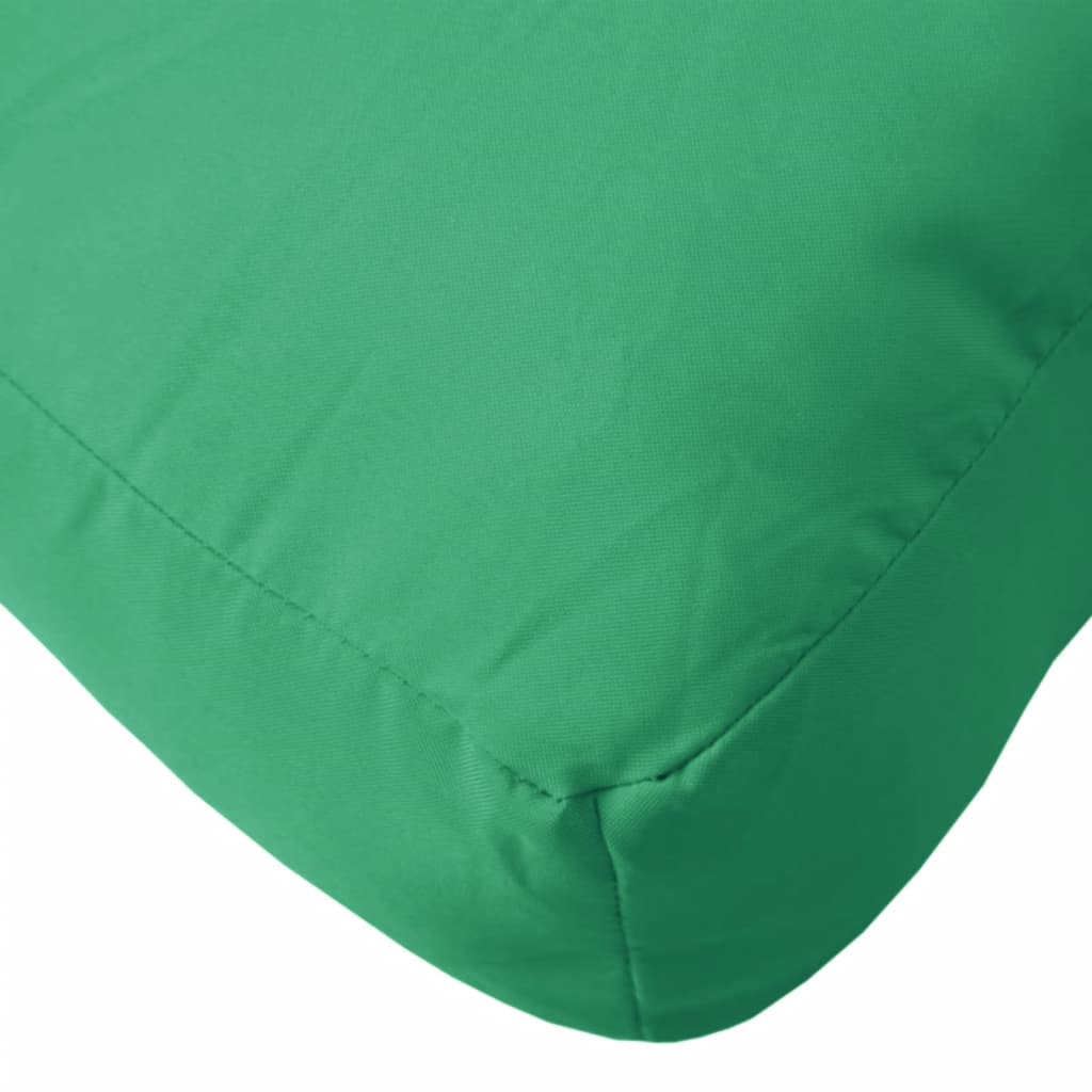 Coussins de palette lot de 2 vert tissu oxford