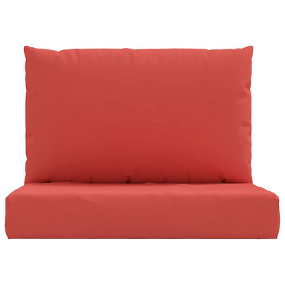 Coussins de palette lot de 2 rouge tissu oxford